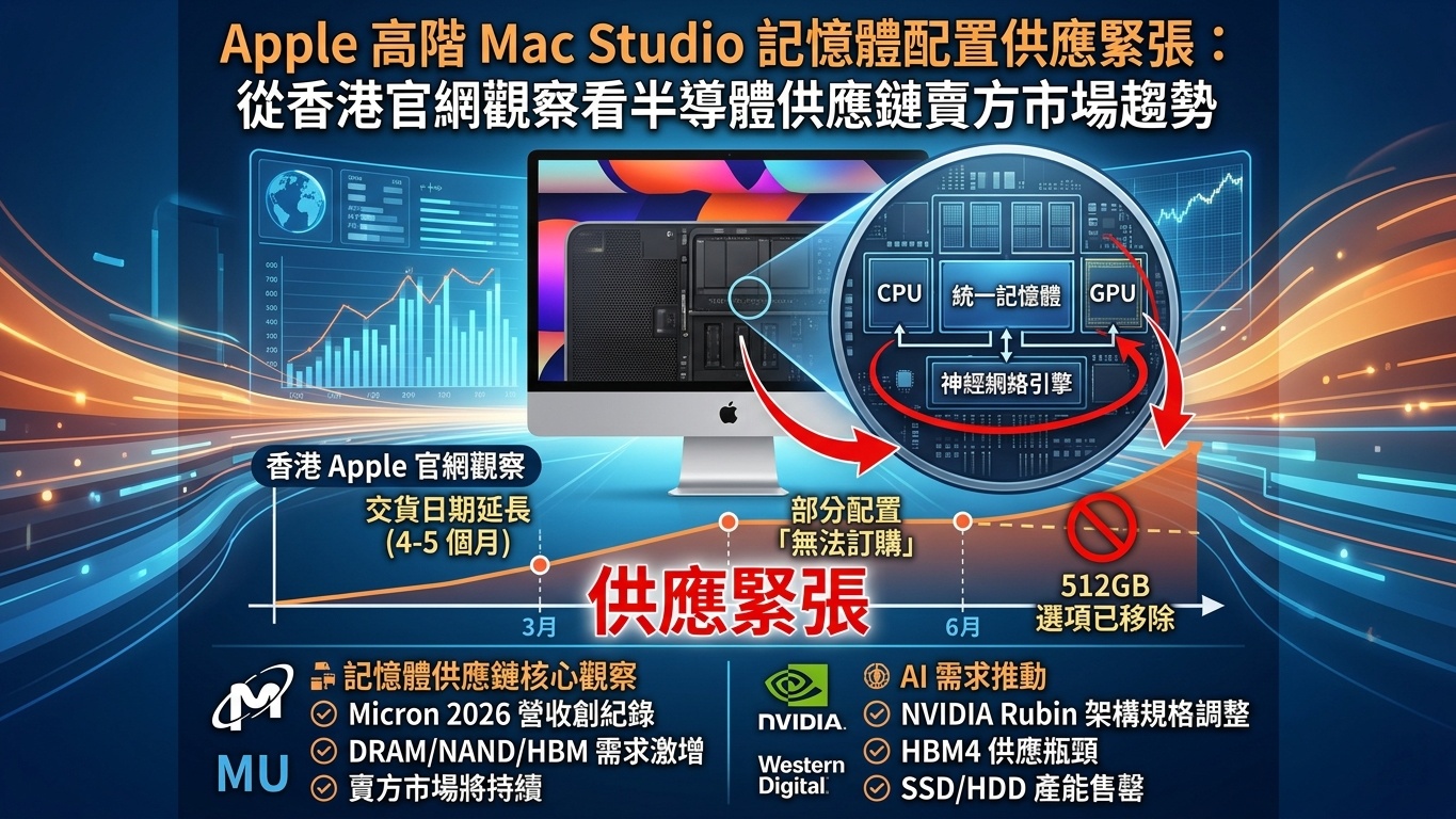 記憶體供應鏈賣方市場重新來臨？